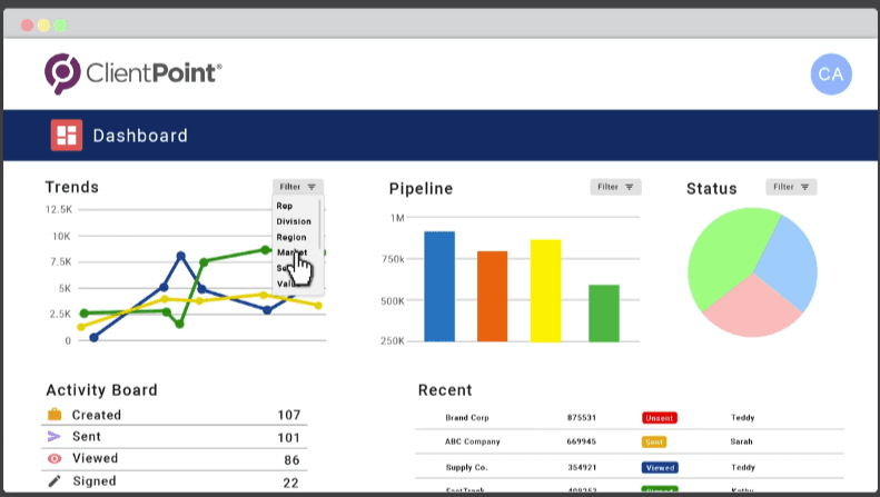 integrate your sales software for better proposals |... ClientPoint Software Reviews, Demo & Pricing - 2026