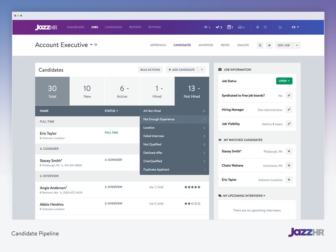 7 Best Applicant Tracking Software - 2025 Reviews & Pricing