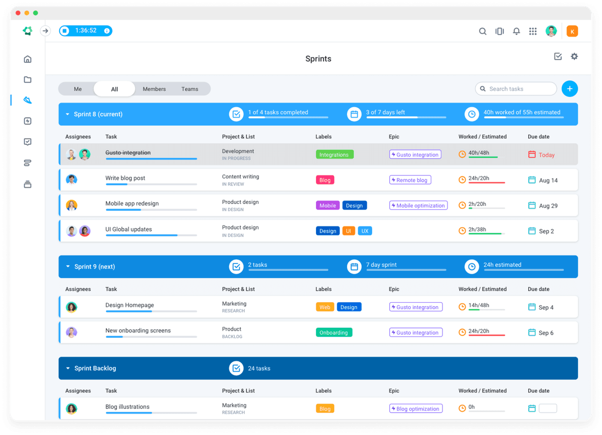Tasks Note Software Hubstaff Tasks vs monday.com AI Work Platform - 2026 Comparison ...